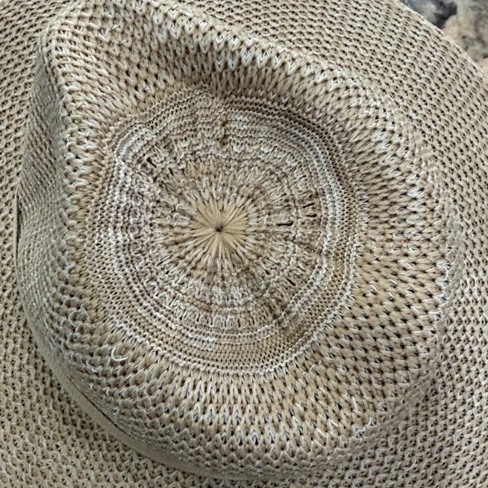 Stylish Beige Woven Hat